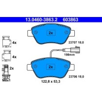 Set placute frana,frana disc ATE