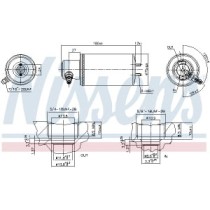 Uscator,aer conditionat NISSENS