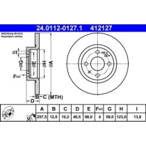 Disc frana ATE