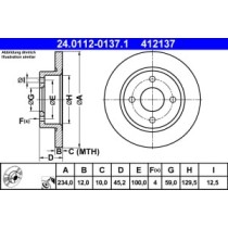 Disc frana ATE