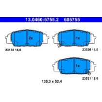 Set placute frana,frana disc ATE