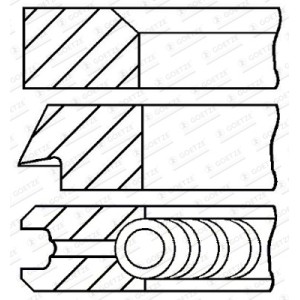 Set segmenti piston GOETZE