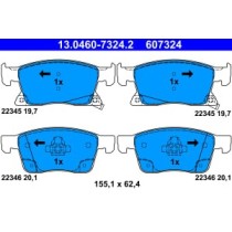 Set placute frana,frana disc ATE