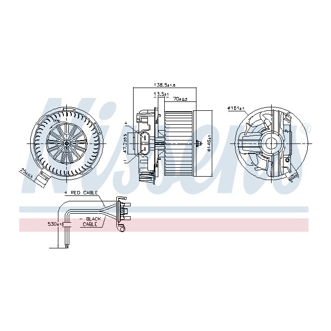 Ventilator, habitaclu NISSENS