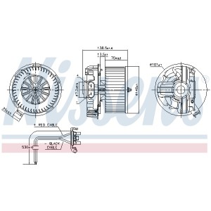 Ventilator, habitaclu NISSENS