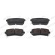 Set placute frana spate disc FERODO Hyundai Creta 1.6/2.0 01.16-01.21 inaltime 41.0/38.0 mm latime 93.1 mm grosime 15.3 mm