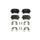 Set placute frana ceramica spate SKODA OCTAVIA III VW CC B7 GOLF VI PASSAT ALLTRACK B7 PASSAT B6 PASSAT B7 1.0-Electric 03.05-12.20