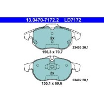 Set placute frana,frana disc ATE