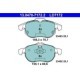 Set placute frana disc ATE fata ceramica pentru CHEVROLET VECTRA, FIAT CROMA, OPEL ASTRA H, SAAB 9-3, dimensiuni 69.6mm x 156.3mm x 20.1mm