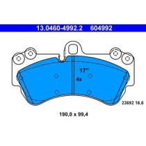 Set placute frana,frana disc ATE