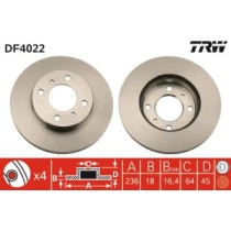 Disc frana TRW MOTO