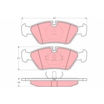 Set placute frana,frana disc TRW MOTO