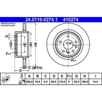 Disc frana ATE