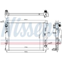 Radiator, racire motor NISSENS