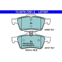 Set placute frana,frana disc ATE