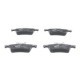 Set placute frana ceramica spate ATE NISSAN PRIMERA RENAULT LAGUNA LAGUNA III 1.5D-3.5 12.01, Inaltime 52.0 mm, Latime 123.0 mm, Grosime 16.7 mm