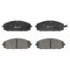 Set placute frana fata ATE pentru NISSAN PATROL GR V 2.8D-4.8 06.97, inaltime 61.4 mm, latime 165.8 mm, grosime 18.8 mm