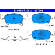 Set placute frana,frana disc ATE