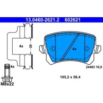 Set placute frana,frana disc ATE