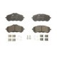 Set placute frana disc ATE ceramica Fata cu suplimente suruburi ghidare etrier CITROEN BERLINGO OPEL ASTRA L 1.2-Electric 09.13