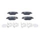 Set placute frana spate ATE pentru HYUNDAI ELANTRA IV, GRANDEUR, I10 III, IX35, KONA, SONATA V, TUCSON, dimensiuni 41.1 mm x 99.8 mm x 15.5 mm