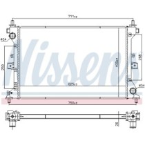 Radiator, racire motor NISSENS