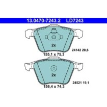 Set placute frana,frana disc ATE