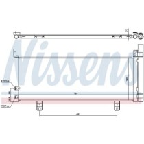 Condensator, climatizare NISSENS