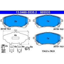 Set placute frana,frana disc ATE