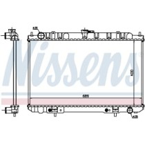 Radiator, racire motor NISSENS