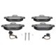 Set placute frana fata ATE cu suplimente pentru FIAT 500, PANDA, PUNTO, SEICENTO, FORD KA 0.9-1.2LPG 11.97