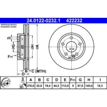 Disc frana ATE