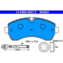 Set placute frana,frana disc ATE