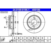 Disc frana ATE