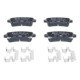 Set placute frana spate ATE pentru CHEVROLET MALIBU, OPEL INSIGNIA A, SAAB 9-5, inaltime 47.1 mm, latime 106.3 mm, grosime 17.2 mm