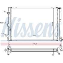 Radiator, racire motor NISSENS