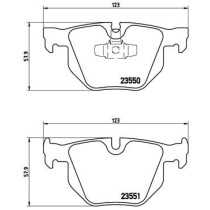 Set placute frana,frana disc BREMBO