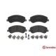 Set placute frana fata BREMBO pentru VW AMAROK 2.0/2.0D/3.0D 09.10, inaltime 67.0 mm, latime 165.0 mm, grosime 19.0 mm