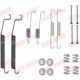 Set accesorii sabot de frana QUICK BRAKE pentru CITROEN XSARA, ZX, PEUGEOT 106 II, 206, RENAULT CLIO II 1.1-2.0DH 03.91-