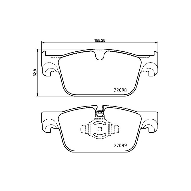 Set placute frana,frana disc BREMBO