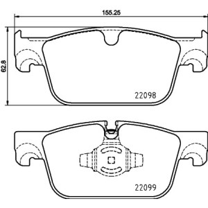 Set placute frana,frana disc BREMBO