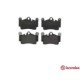 Set placute frana spate BREMBO pentru AUDI Q7, PORSCHE CAYENNE, VW TOUAREG 2.5D-6.0D 09.02-08.15, dimensiuni 73.0 mm x 117.0 mm x 17.0 mm