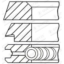 Set segmenti piston GOETZE