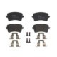 Set placute frana Spate TRW MOTO AUDI A4 ALLROAD B8 A4 B8 A5 Q5 1.8-4.2 06.07-05.17 58.8 mm 116.4 mm 17.5 mm