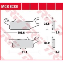 Set placute frana,frana disc TRW MOTO