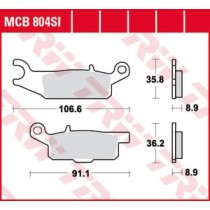 Set placute frana,frana disc TRW MOTO