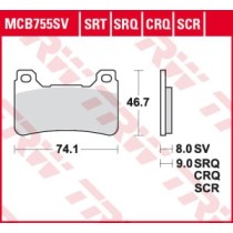 Set placute frana,frana disc TRW MOTO