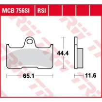 Set placute frana,frana disc TRW MOTO