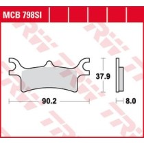 Set placute frana,frana disc TRW MOTO