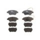 Set placute frana fata TRW MOTO pentru CITROEN E-MEHARI, NEMO, FIAT 500, PEUGEOT BIPPER, dimensiuni 53.3mm x 123.0mm x 16.2mm